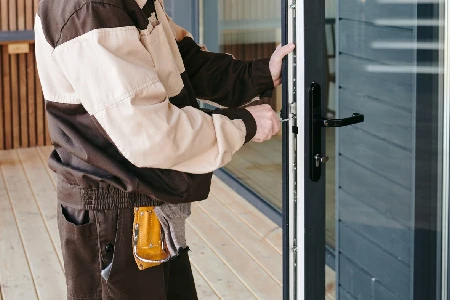 Cleaning And Polishing Glass Door Installation in Jacksonville, FL